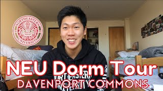 Northeastern University Dorm Room Tour Davenport Commons [upl. by Beltran497]