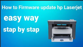 how to update Hp Laserjet 1005 printer reset and firmware update [upl. by Nonahs]