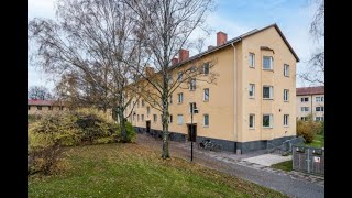 Egilsgatan 3B  2a · 59m2  Svartbäcken  Via Notar mäklare Uppsala [upl. by Raasch]