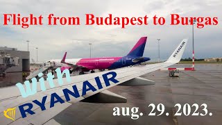 Flight from Budapest to Burgas ✈️ 🇭🇺 ➡️ 🇧🇬 [upl. by Aikimat]