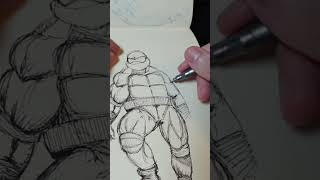 TMNT Leonardo sketch shorts [upl. by Nylhsa455]