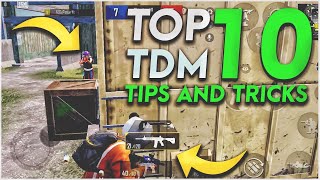 Top 10 TDM Tips And Tricks  How To Win 1v1 TDM Against Your Friends  BGMI [upl. by Alethea]