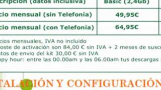 Conexión a Internet por Satélite SIN línea telefónica [upl. by Einnig]