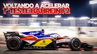 ENZO FITTIPALDI voltando a acelerar um F2 1º Dia de Testes no Bahrein [upl. by Gensmer970]