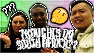 ASKING AMERICANS WHAT THEY THINK OF SOUTH AFRICA [upl. by Eelsew348]