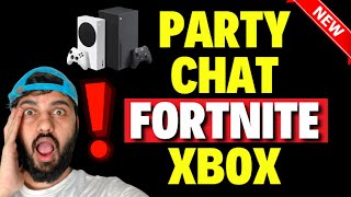 How to Fix Party Chat on Fortnite XBox  EASY FIX [upl. by Zerat]