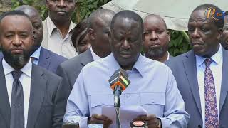 BREAKING Raila FINALLY speaks over ongoing Doctors Strike issues STERN ULTIMATUM to Government [upl. by Bob]