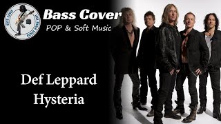 Def Leppard  Hysteria Bass Cover [upl. by Nee]