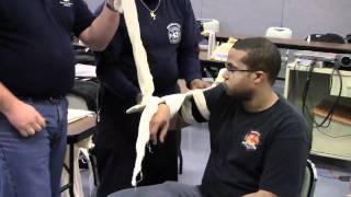 EMT Practical  Elbow Fracture [upl. by Kassaraba]