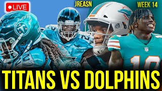 TENNESSEE TITANS VS MIAMI DOLPHINS LIVE STREAM 2023 NFL WEEK 14 WATCH REACTION MONDAY NIGHT FOOTBALL [upl. by Kristel533]