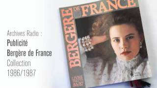 Publicité radio Bergère de France 19861987 [upl. by Dat]