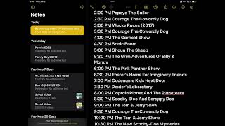 Boomerang Retro TV Schedule Wednesday December 25th 2024 [upl. by Oznohpla]