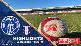 HIGHLIGHTS  Halesowen 40 Daventry Town 250223 [upl. by Kristian641]