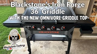 Blackstones Iron Forge Griddle with new Omnivore Griddle Top [upl. by Marchall]