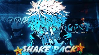 GOJO神 SHAKE PACK  3D TEXT🎁 Thank you for 200K💞 [upl. by Longtin174]