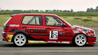 1100hp VW Golf 3 VR6 Turbo 306 kmh  half mile TTT Half Mile 19052018 [upl. by Bruner]