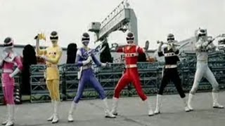 Denji Sentai Megaranger Henshin Theme Kyuurioku Henshin [upl. by Steel]