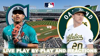 Seattle Mariners vs Oakland Athletics Live PlayByPlay amp Reactions [upl. by Harlene]