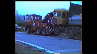 Recovery of overturned HGV in March 1988 [upl. by Akehsat]