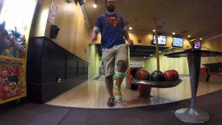 broken leg bowling [upl. by Ellecram]