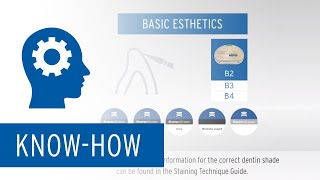 Zolid HT Preshades – Shading Tutorial Turn 7 into 16  Basic Esthetics Technique B2B4 [upl. by Kadner]