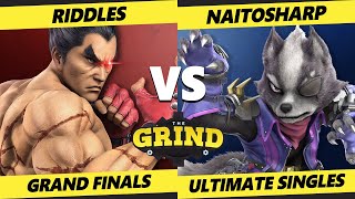 The Grind 148 GRAND FINALS  Riddles Kazuya Vs Naitosharp Wolf SSBU Smash Ultimate [upl. by Welby]