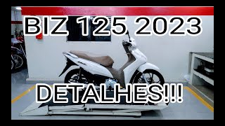 BIZ 125 BRANCA PER 2023 DETALHES [upl. by Tound325]