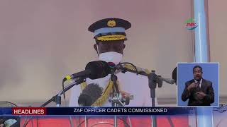 ZAF OFFICER CADETS COMMISSIONED [upl. by Sallyanne555]