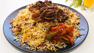 Biryan  Biriyani ya Zanzibar kwa njia rahisi  How to cook swahili biryan  Suhayfa’s Food [upl. by Aerdnak]