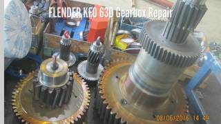 FLENDER Gearbox Repair KFO 630 [upl. by Lenee]