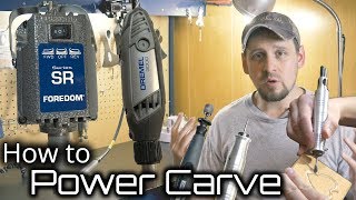 How to Wood CarvePower Carve With Any Rotary Tool [upl. by Rankin349]