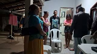 EVANGELIZANDO UMA FAMÍLIA ONTEM EM APARECIDA DE GOIÂNIA GOIÁS [upl. by Edsel]