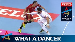 Veszprems Chema Rodriguez dances through PSGs defence  VELUX EHF Champions League [upl. by Idolah]