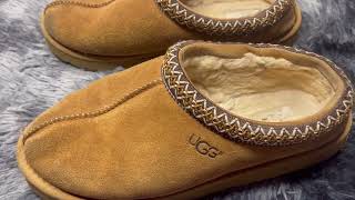 UGG Mens Tasman Slipper Review Love These Warm And Cozy Fur Slippers [upl. by Eisak]