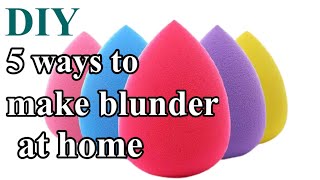 How to make beauty blender at home  how to make beauty blender  diy makeup beauty blender blender [upl. by Ludwog]