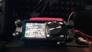 Yaesu FTM500D rx di qso locale vhf sul ripetitore R0 Alfa 1456125 di Alba CN yaesu [upl. by Lippold78]