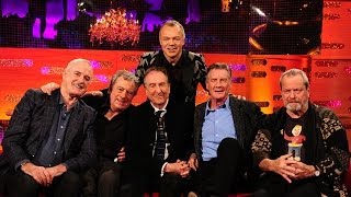 MONTY PYTHON Answer Backstreet Boys Questions  The Graham Norton Show on BBC AMERICA [upl. by Nosnevets111]