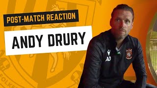 Reaction  Andy Drury  Whitstable Town 04 Folkestone Invicta  PreSeason Friendly [upl. by Ailegnave240]