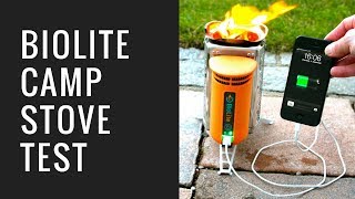 Handy Akku mit Feuer laden  BioLite Camp Stove Test  Das Outdoorgadget [upl. by Muriah142]