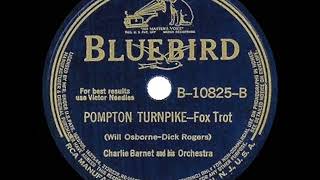 1940 HITS ARCHIVE Pompton Turnpike  Charlie Barnet [upl. by Ahsinyd]