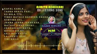 ASMITA ADHIKARI COLLECTIONS SONGS ashmitaadhikari nepalisong nepal [upl. by Lux51]