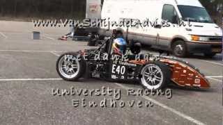 URE07 Raceauto door VanSchijndelAdvies met dank aan University Racing Eindhoven [upl. by Ynahpit130]