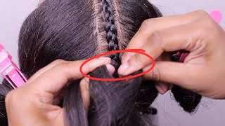 CORNROW Tutorial For Visual Learners StepByStep  Overhand and Underhand Method Explained [upl. by Johst]