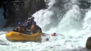 Carnage 2013 White Salmon River Rafting Husum Falls whitewater FAIL accidents oops [upl. by Schreibe]