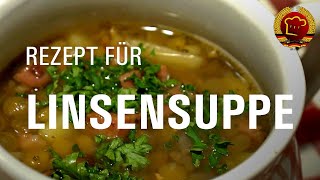 Schnell amp einfach Linsensuppe kochen wie früher  alte Rezepte aus dem Osten 173 [upl. by Yelrebma]