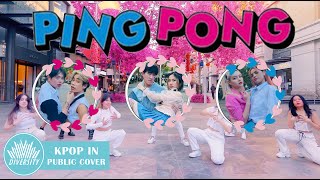 KPOP IN PUBLIC HyunAampDAWN  PING PONG  Dance Cover by EST CREW from Barcelona [upl. by Zosema]