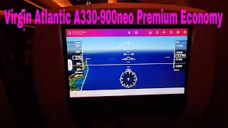 Virgin Atlantic Airbus A330900neo Premium Economy experience from JFK to LHR Seat 27K [upl. by Hamian451]