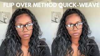 How to flip over quickweave Organique Breezy Wave Hair [upl. by Cusack716]