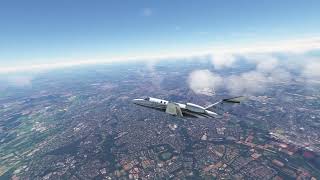 Microsoft Flight Simulator 2020  Cessna Citation CJ4  Hamburg to Salzburg [upl. by Bullis]