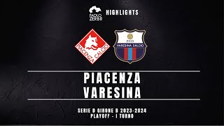 HIGHLIGHTS Playoff I° turno  Serie D Girone B  Piacenza  Varesina [upl. by Asilrak]